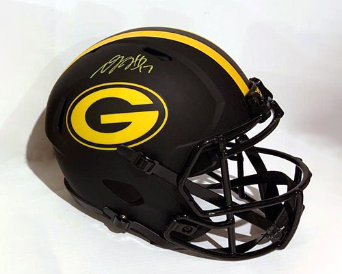 Davanta-Adams-Black-Packer-Helmet Davanta-Adams-Black-Packer-Helmet